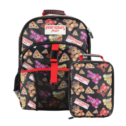 Five Nights at Freddy's 16-Inch Youth School Backpack & Lunch Bag Set