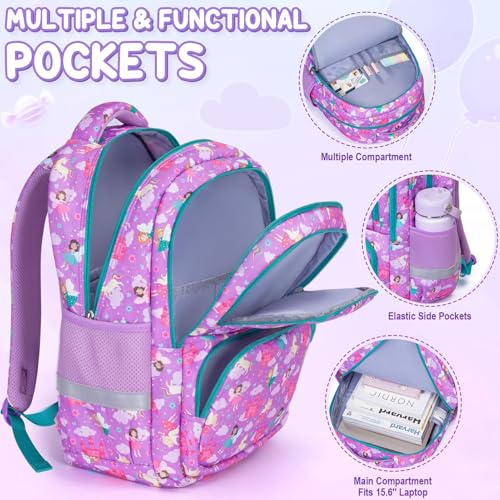 3-Piece Kids Backpack Set with Insulated Lunch Bag and Pencil Case