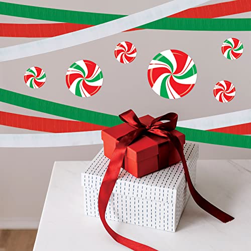 Beistle Red Festive Crepe Streamer - 85 Feet Party Decoration