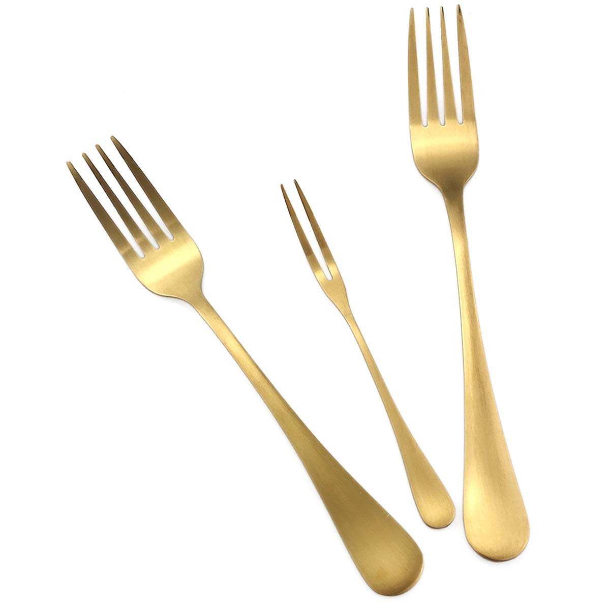 Gugrida Luxury 18/10 Stainless Steel Flatware Set Matte Black Silverware Set