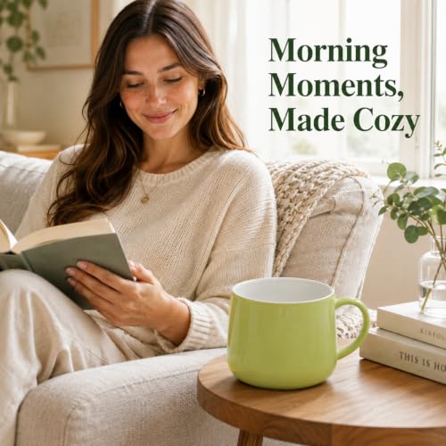 Merriva 11 oz Green Ceramic Frog Coffee Mug with Hidden Animal Surprise - Novelty Gift for Frog Lovers