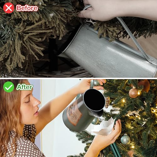 Stainless Steel Christmas Tree Watering Funnel with 40-Inch Tube