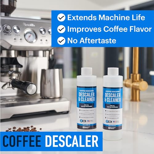 Universal Coffee Machine Descaling Solution & Cleaner - 2 Pack (4 Uses)