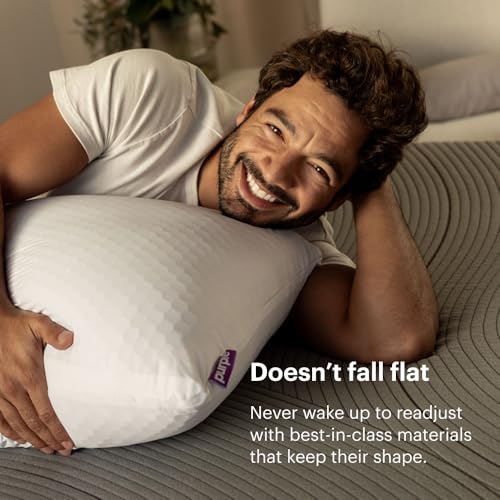 Purple Harmony Pillow - Cooling Gel & Latex, Medium Loft, Standard