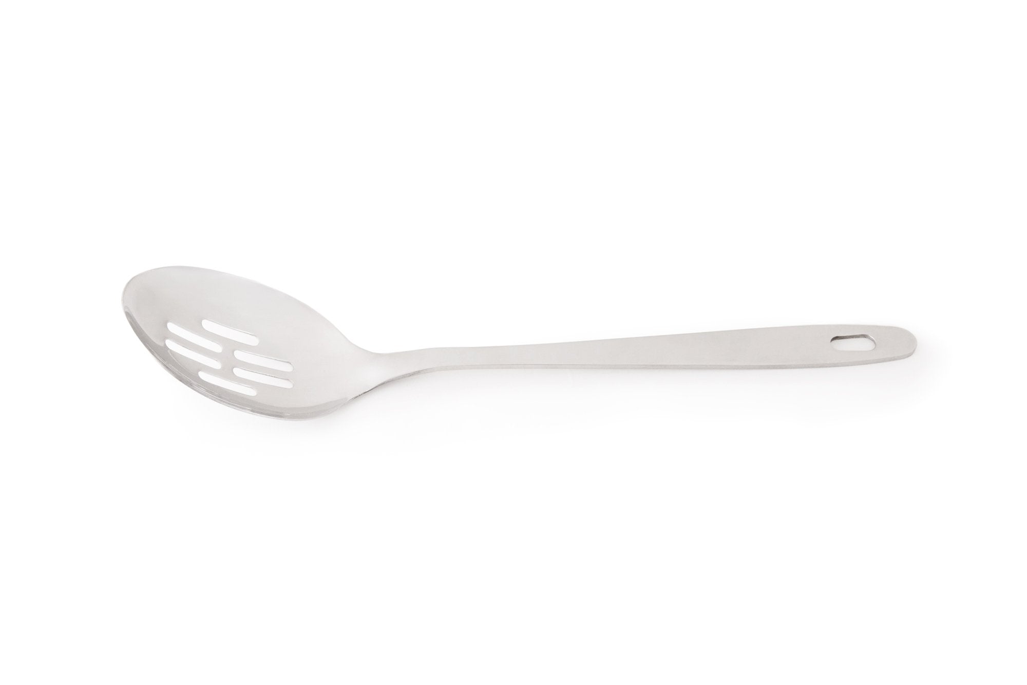 Fox Run Pierced Serving Spoon, 2.25 x 2.75 x 12.75 inches, Metallic