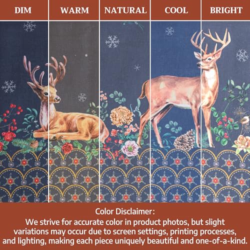 Maison d' Hermine Christmas Joy 14.5" x 108" Double Layer Cotton Table Runner
