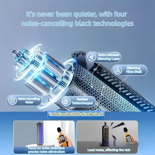 Portable Air Conditioner Cordless Fan with 3 Speeds and LED Screen Grey 2-Pack
