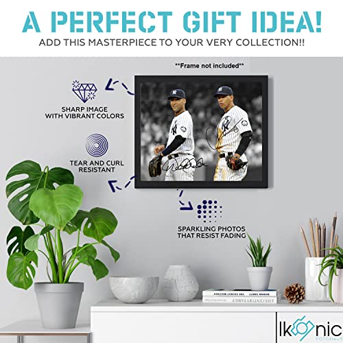 Autographed Sports Memorabilia Photo - Derek Jeter & Alex Rodriguez Wall Art