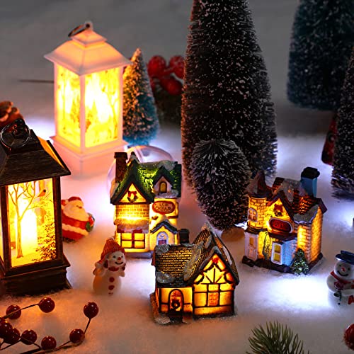 Pre-Lit LED Christmas Snow Blanket (2 Pack) - 4.9ft x 16" Holiday Runner
