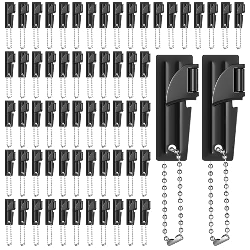 Tarpop P51 Can Opener Keychain 100 Pieces Stainless Steel Black – Mini Survival Tool