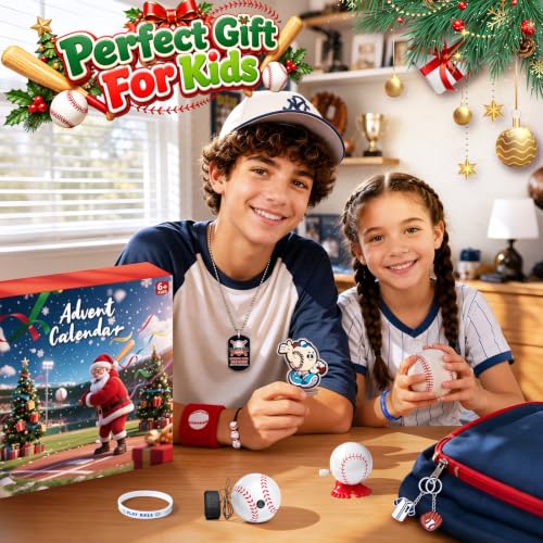 Sport Advent Calendar 2026 for Teens - Baseball, Football & Sports Surprises