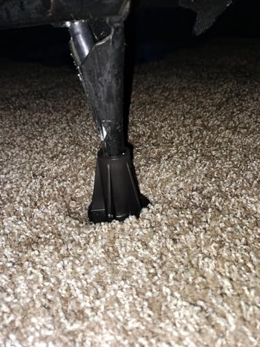 4-Pack Universal Bed Frame Glide Feet Replacements with Plastic Inserts