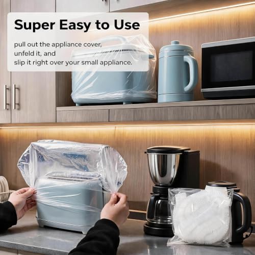 30-Piece Disposable Kitchen Appliance Dust Covers for Small Appliances