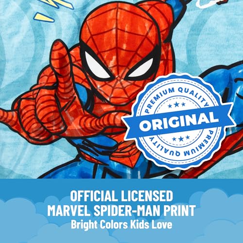 Spiderman Kids Slumber Bag and Pillow 2-Piece Set - 54 x 27 Inch