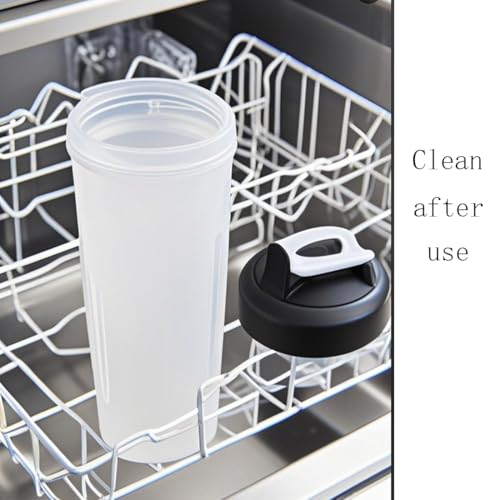 2 Pack 28oz Protein Shaker Bottles with Mixing Ball