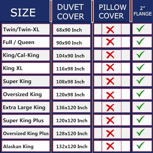 Luxury Super King Duvet Cover 108x98 Inch Egyptian Cotton - White
