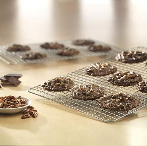USA Pan Half Sheet Nonstick Roasting & Cooling Rack Set | Perfect for Baking & Cooking