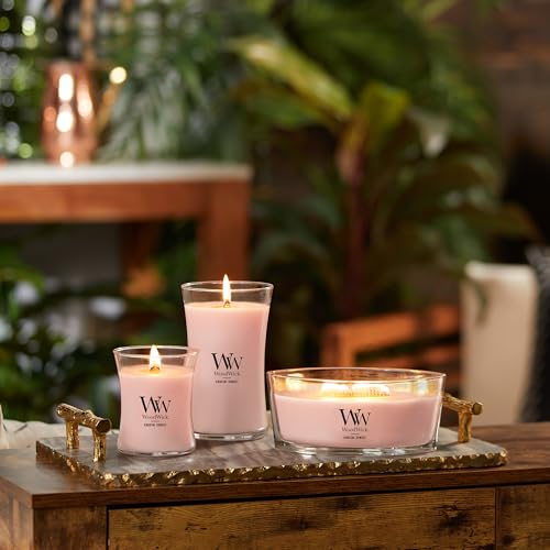 Medium Hourglass Candle with Crackling Wick - Vanilla & Sea Salt, 9.7 oz
