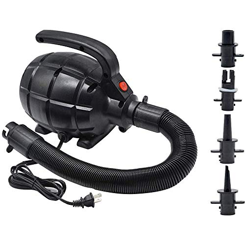 Electric Air Pump for Inflatables - 600W, 20L/min, 4 Nozzles