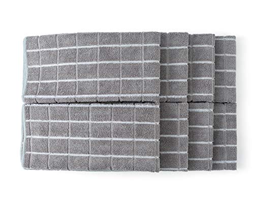 Microfiber Dish Towels, Super Absorbent Kitchen Towels, 8 Pack, 26 x 18 Inch