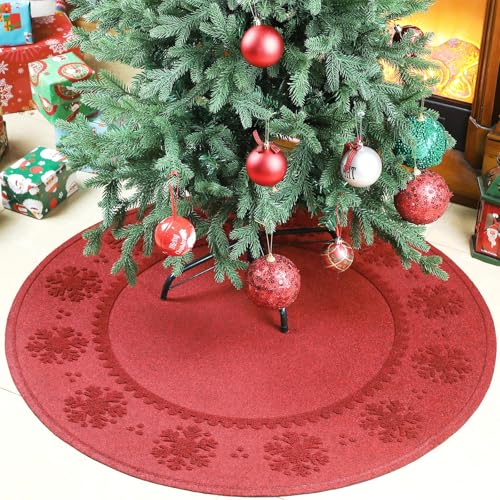 35" Waterproof Christmas Tree Stand Mat - Heavy Duty Floor Protector