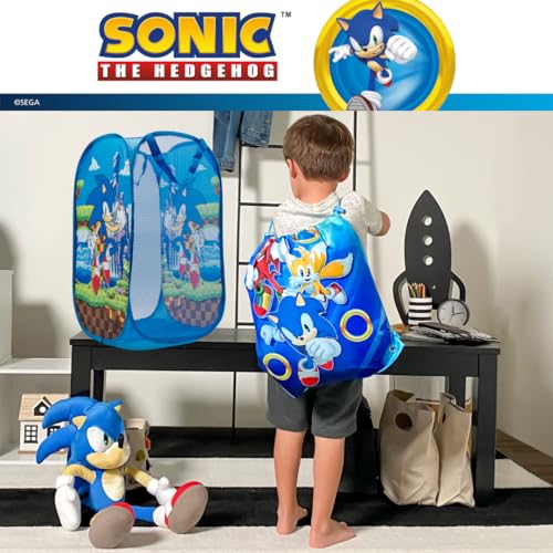 Collapsible Pop-Up Hamper for Kids - Cartoon Character Laundry Storage Bin