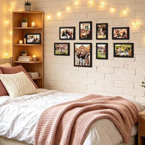 10-Piece Picture Frame Set, Black Collage Frames for Wall Gallery Decor