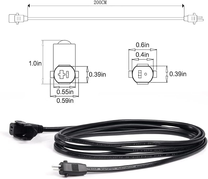 Universal Power Adapter for Recliner Chair - 29V 2A 2-Pin Supply Kit
