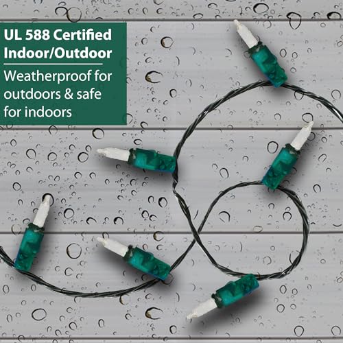 Brite Star 100 Multicolor Mini String Christmas Lights 22ft Green Wire Indoor Outdoor