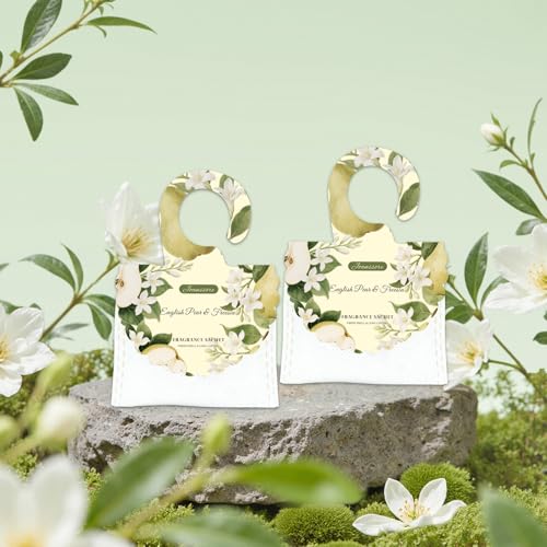 15-Pack Scented Sachets for Closets and Drawers, English Pear & Freesia