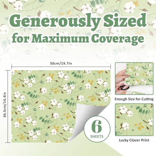 Scented Drawer Liners for Dresser, Clean Cotton Fragrant Paper 6 Sheets