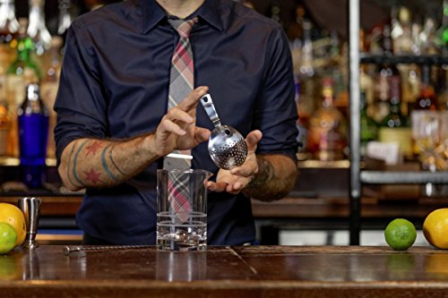 Twin 6-Inch Stainless Steel Cocktail Julep Strainer Bar Tool by Fortessa