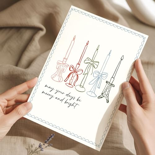 Funny Christmas Card for Boyfriend or Girlfriend - Naughty Holiday Greeting, Romantic Xmas Humor, Blank Inside with Envelope