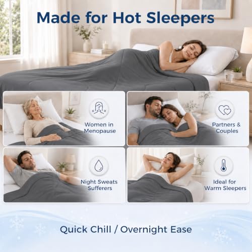 Cooling Comforter King Size - Double-Sided Breathable Blanket
