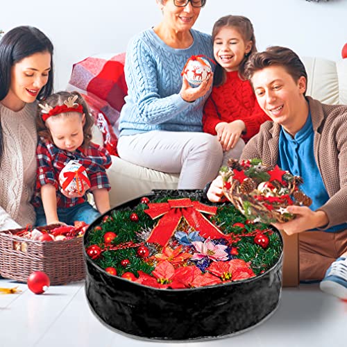 36-Inch Wreath Storage Bag for Holiday Garland and Artificial Wreaths