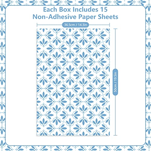 Scented Drawer Liners, 15 Sheets Fresh Linen Shelf Paper for Closet Dresser