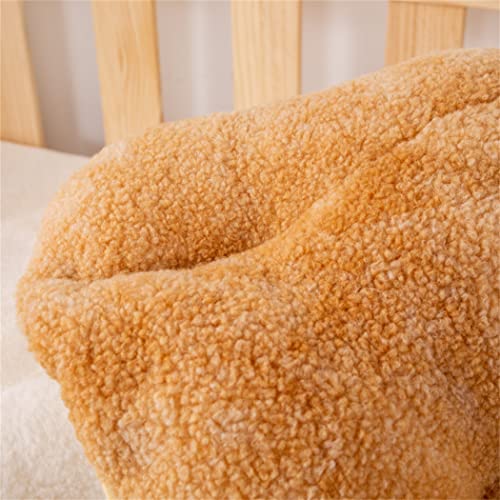 Mushroom Floor Pillow - Soft Plush Decorative Cushion for Bedroom, 32cm