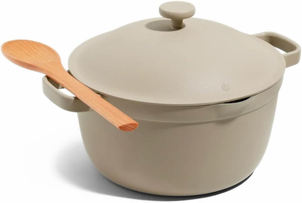 Our Place Perfect Pot - 5.5 Qt Ceramic Cookware with Lid & Spatula | PFAS-Free, Induction & Oven-Safe up to 450°F
