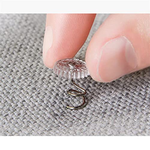 Clear Head Upholstery Tacks Twist Pins for Bedskirts & Slipcovers