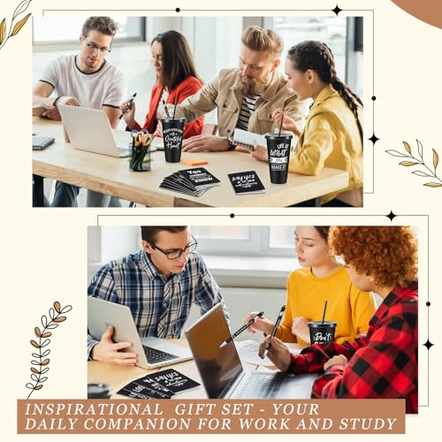 Hollowfly 12 Sets Handheld Employee Appreciation Gift Pack, Black (48 Pcs total)