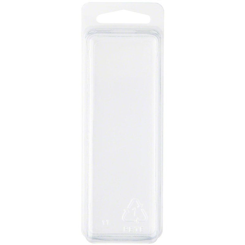 Collecting Warehouse Clear Plastic Clamshell Package/Storage Container, 4.19" H x 1.5" W x 1.25" D, Pack of 100