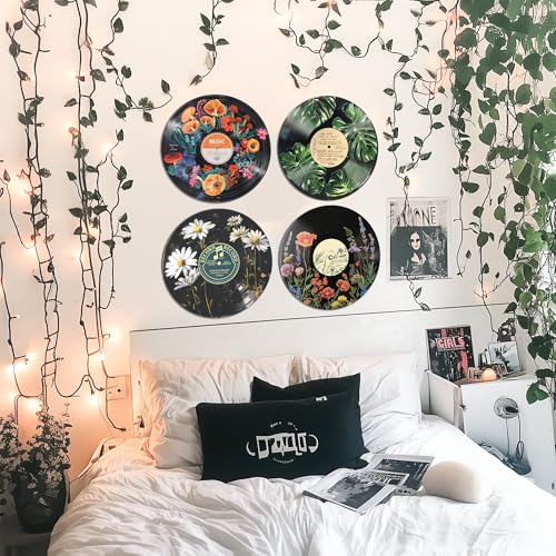 HK Studio Hippie Botanical Wall Art Posters 4pcs 12"