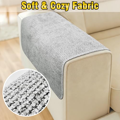 Waterproof Sofa Arm Covers Set of 2 - Anti-Slip Armrest Protectors
