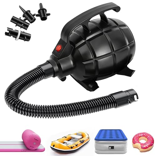 Electric Air Pump for Inflatable Gym Mats - 500W, 4 Nozzles
