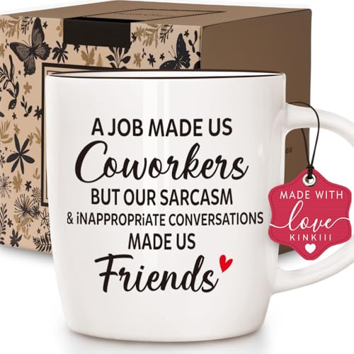 Funny Coworker Leaving Mug Gift 13oz – Sarcastic Office Farewell, White Elephant Gift