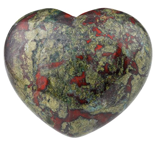 Heart-Shaped Healing Crystal Worry Stone for Meditation and Chakra Balancing