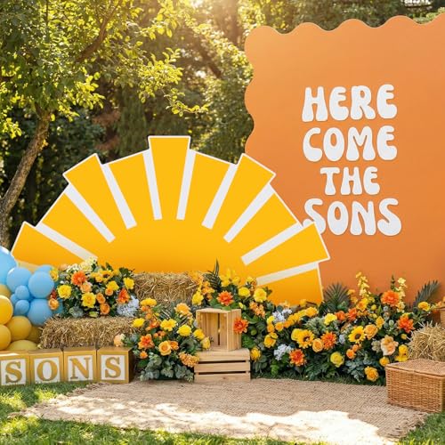 3ft Sunshine Baby Shower Backdrop Standup Cardboard Photo Prop