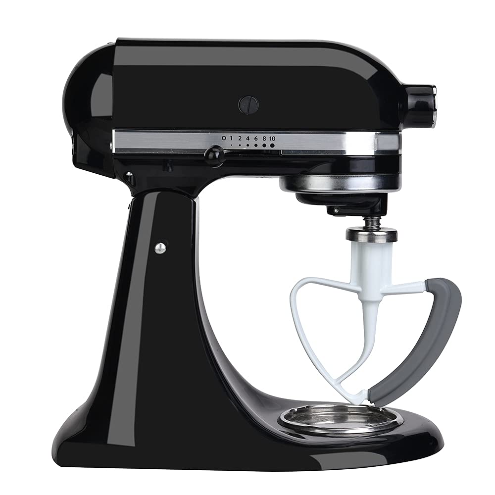 Flex Edge Beater for KitchenAid 4.5-5 QT Tilt-Head Stand Mixer Attachments, Mixer Paddle with Flexible Silicone Edges Bowl Scraper