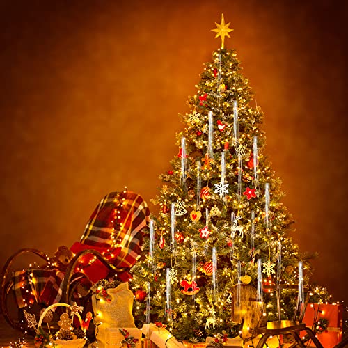 Silver Christmas Tinsel Icicles - 2000 Strands 19.7" Shiny Mylar Foil