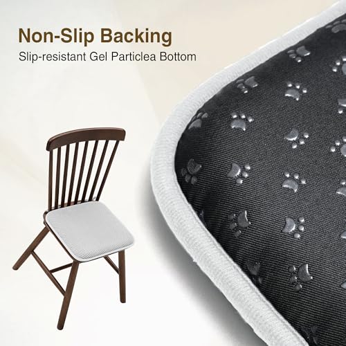 Memory Foam Dining Chair Cushions, 16x16 Non-Slip Seat Pads, Set of 2